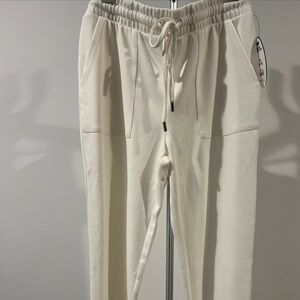 NEW Casual Cream Joggers by Scoop women’s medium